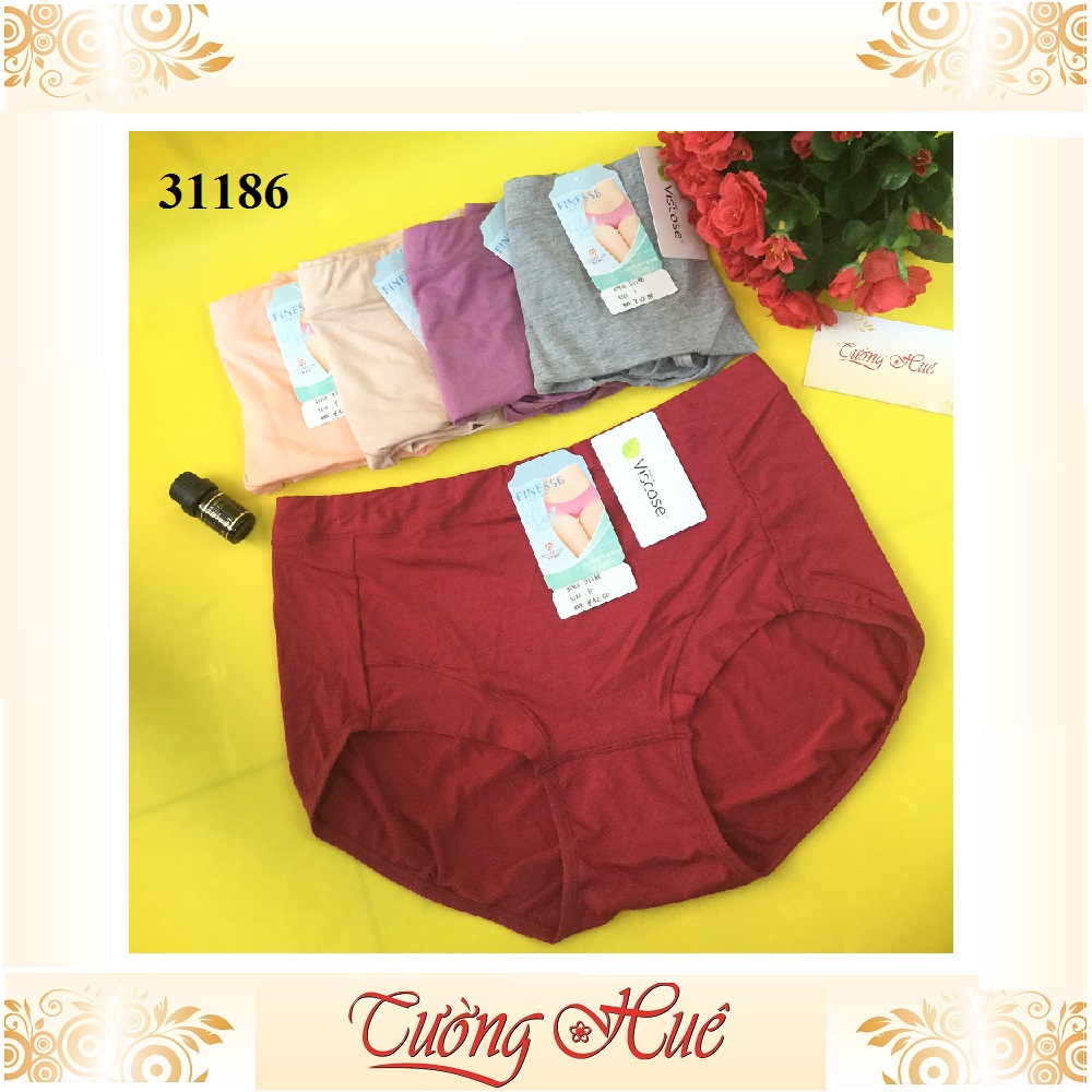 Quần lót nữ Finesse 31186 quần lót cỡ lớn lưng cao với chất liệu từ thiên nhiên.
