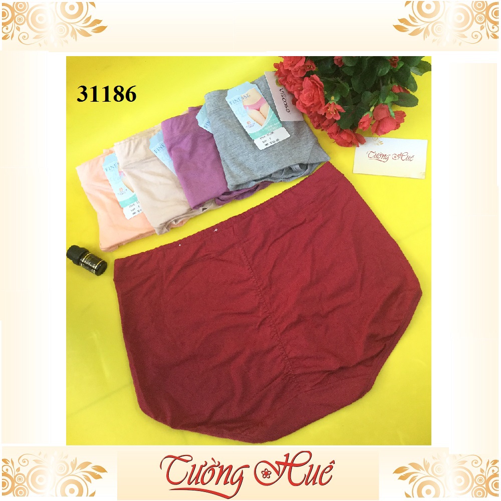 Quần lót nữ Finesse 31186 quần lót cỡ lớn lưng cao với chất liệu từ thiên nhiên.