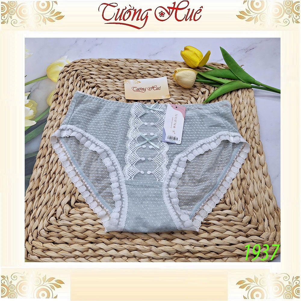Quần Lót Nữ NAYIPAI 1937 Lưới Ren Hai Nơ FreeSize