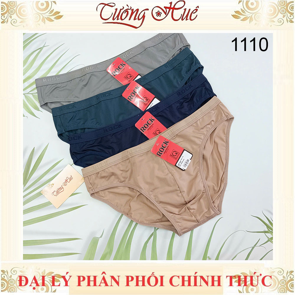 Quần lót nam Rock QAX 1110 Quần lót nam tam giác màu trơn bảng lưng nhỏ.