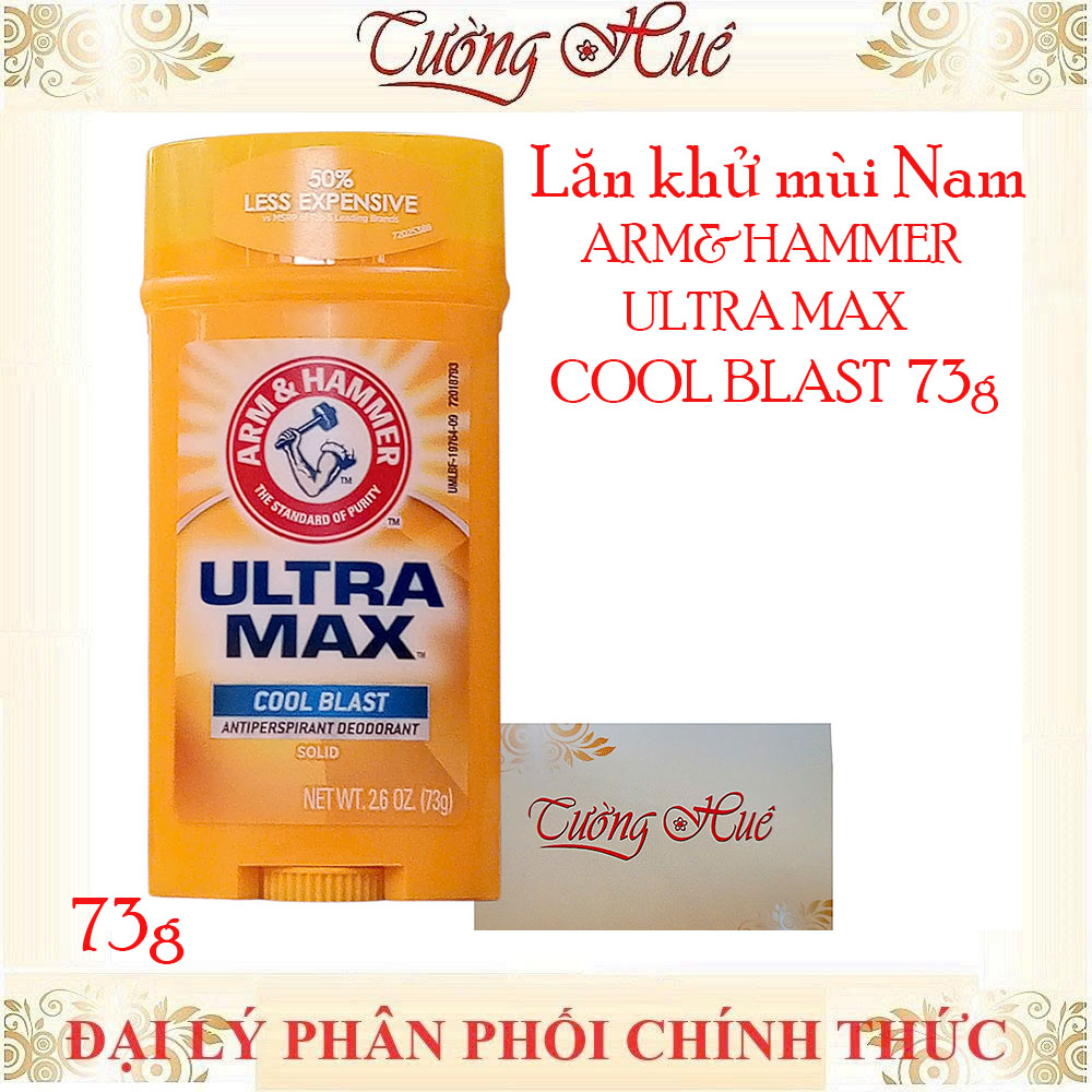 Lăn khử mùi Nam ARM&HAMMER ULTRA MAX COOL BLAST 73g