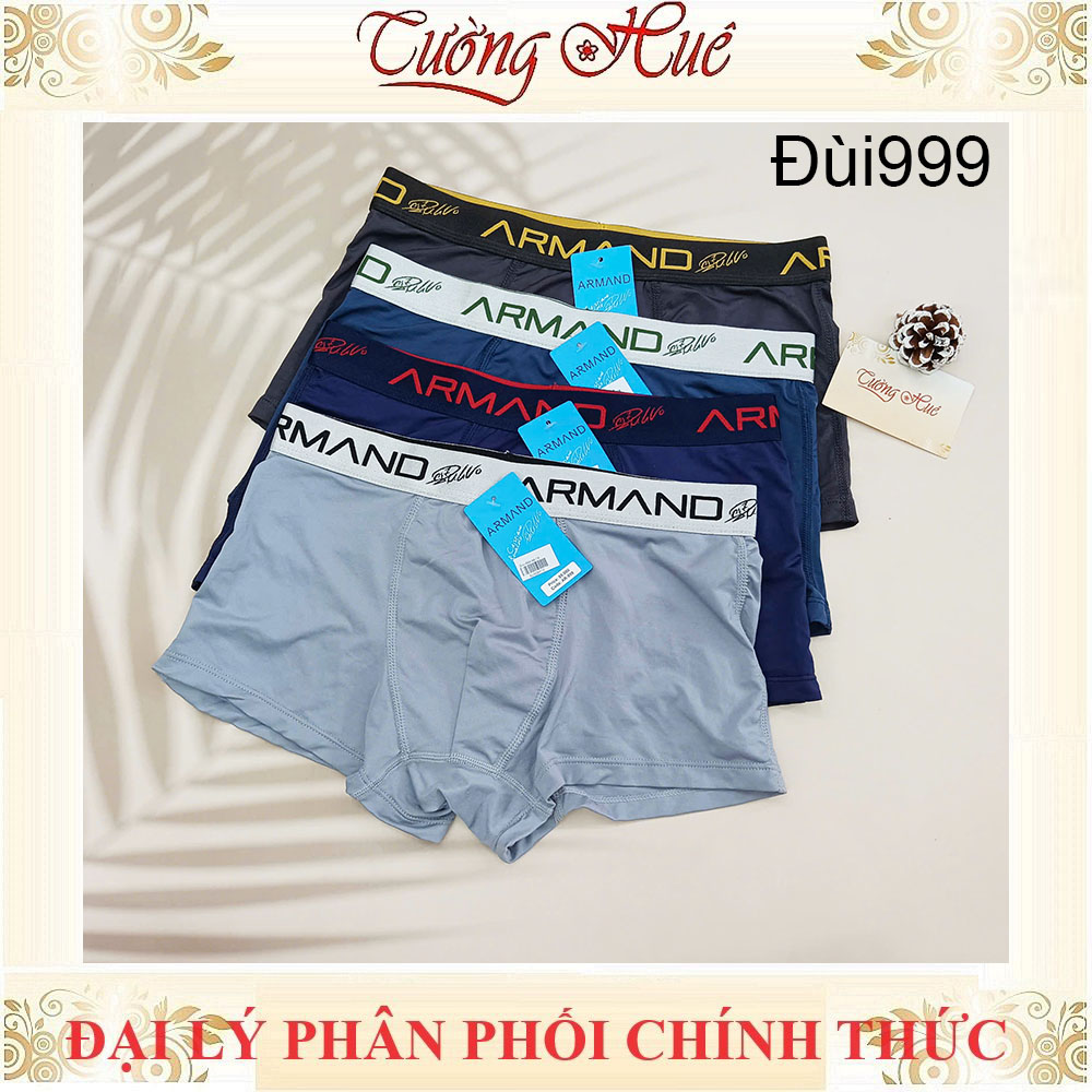 Quần lót nam Armand AR999 Quần lót nam đùi thun 2 chiều màu trơn bảng lưng vừa.