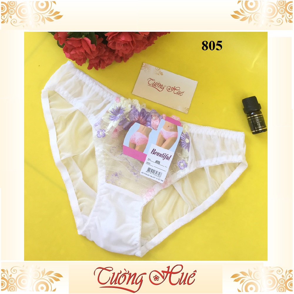 Quần lót nữ Beautiful 805 quần lót ren lưới cỡ lớn XL MÀU NGẪU NHIÊN.