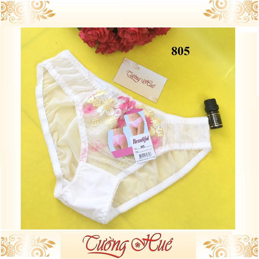 Quần lót nữ Beautiful 805 quần lót ren lưới cỡ lớn XL MÀU NGẪU NHIÊN.