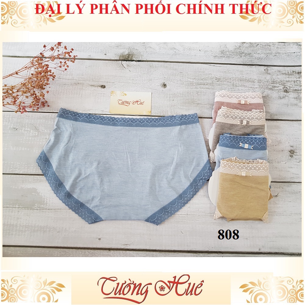 Quần lót nữ Yixinqi 808 viền ren lưng cao freesize MÀU NGẪU NHIÊN.