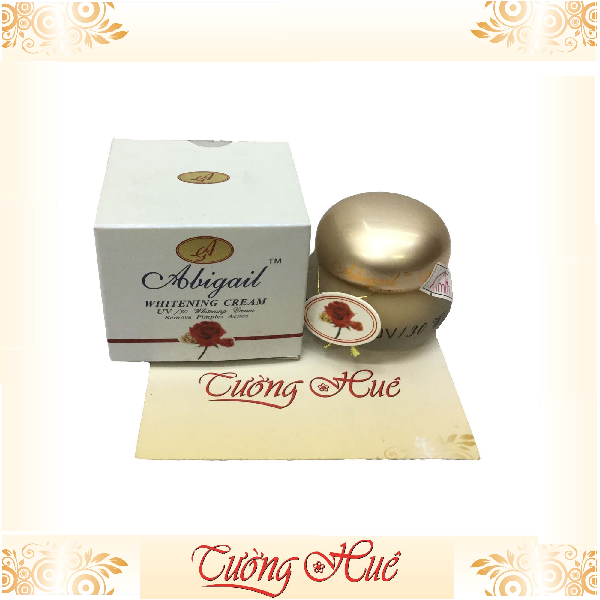 Kem dưỡng trắng da, chống nắng UV/30 Abigail - 15g