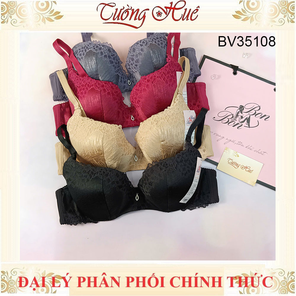 Áo lót nữ Bon Bon BV35108 ren mút vừa.