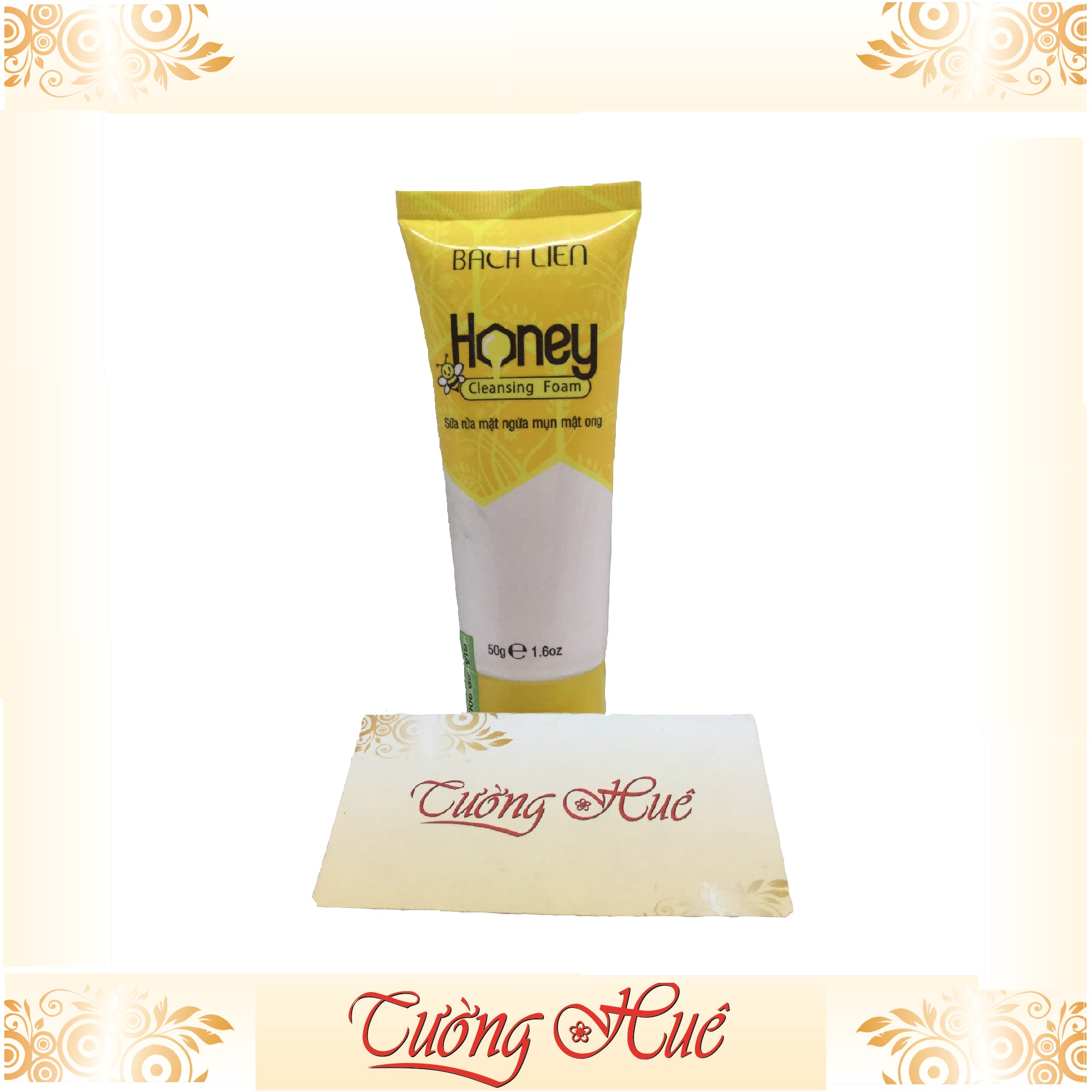 Sữa rửa mặt Bạch Liên ngăn ngừa mụn Mật ong - 50g