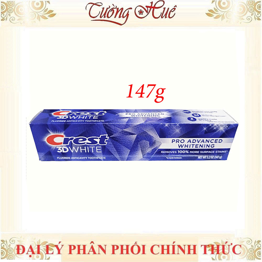 Kem Đánh Răng Crest 3D White Pro Advanced Whitening - 147g