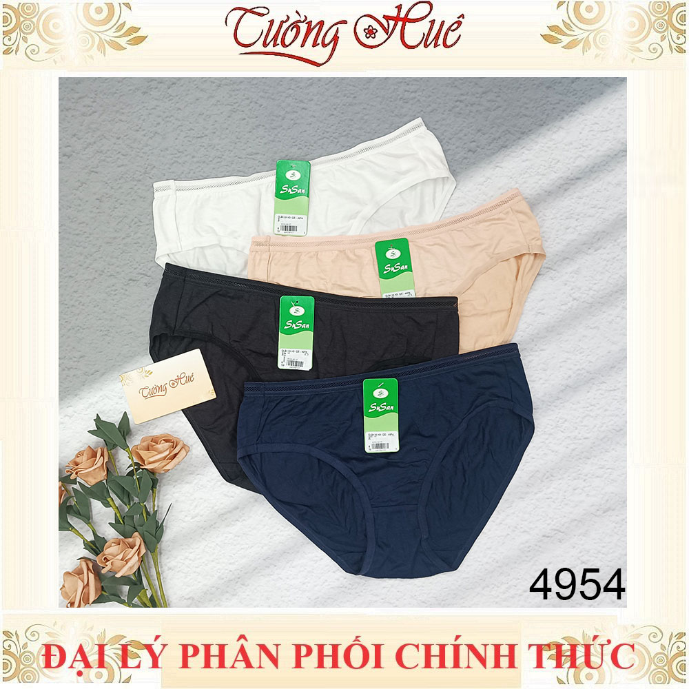 Quần lót nữ SuSan 4954 Quần Ôm Mông Màu Trơn Chất Cotton Mềm.