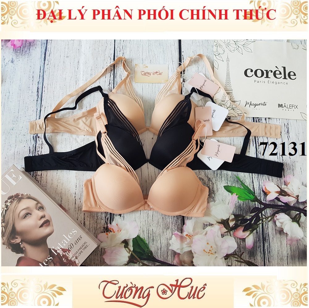 Áo lót nữ Marguerite 72131 nâng ngực nhẹ, xẻ V sâu.