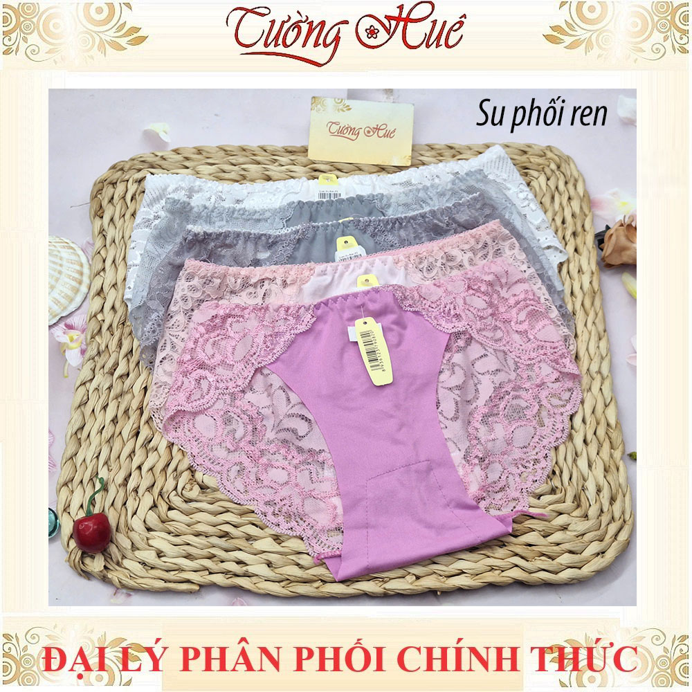 Quần lót nữ su phối ren size ML MÀU NGẪU NHIÊN.