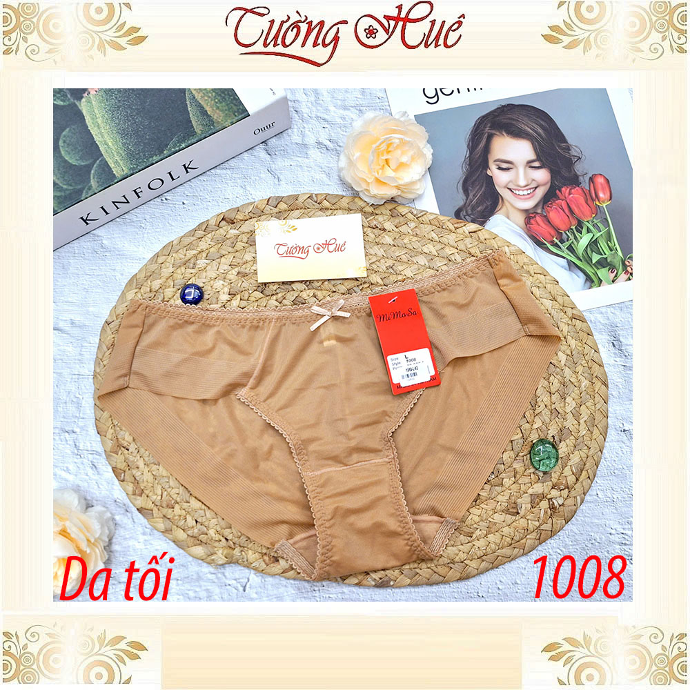 Quần Lót MiMoSa 1008 Thun Cotton Cạp Vừa Viền Mông Không Đường May
