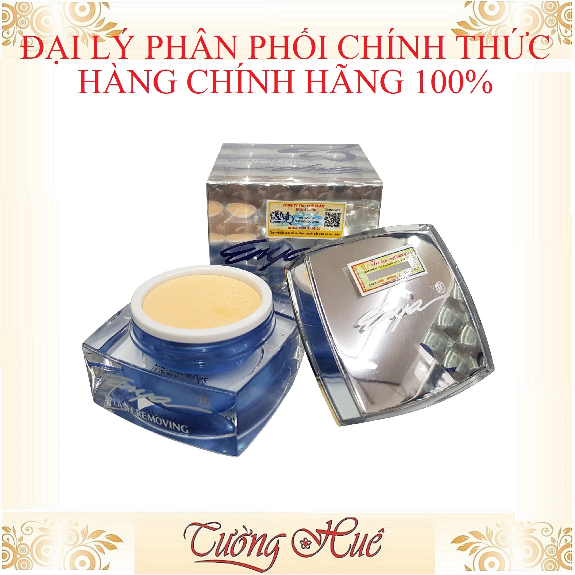 Kem ENYA Dưỡng Trắng Mờ Nám Splash Removing Whitening Pearl Cream - 20g (Enya Nám Xanh)