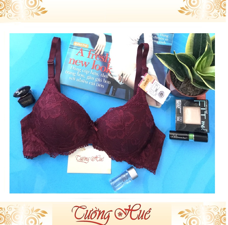 Áo lót nữ Lovely 3028 ren không gọng.