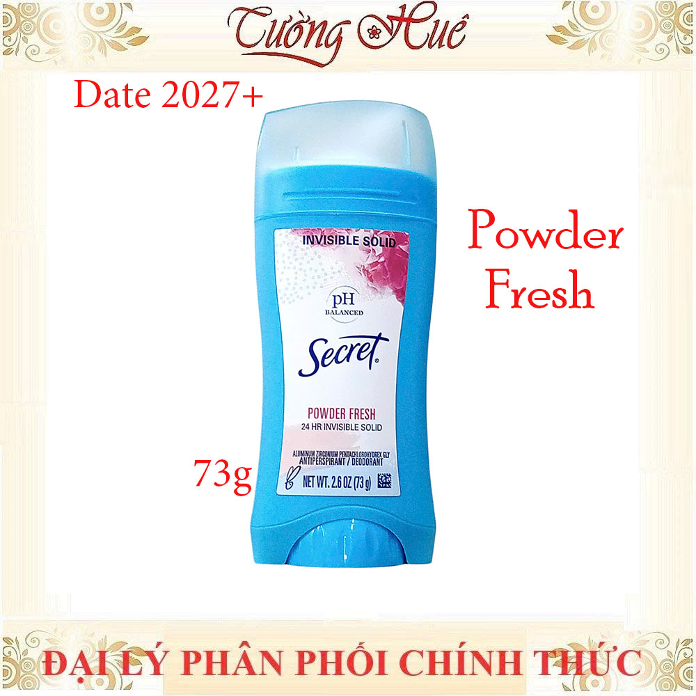 Lăn Sáp Khử Mùi Nữ Secret Cây Lớn 73g - 68g (Có lựa mùi).