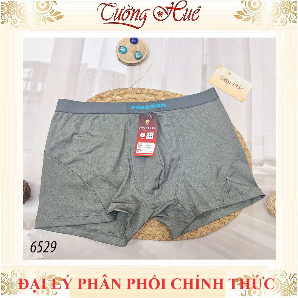 QUẦN LÓT NAM FREEMAN 6529 ĐÙI THUN LẠNH CO GIÃN MÁT MẺ MẶC ÊM CẢ NGÀY