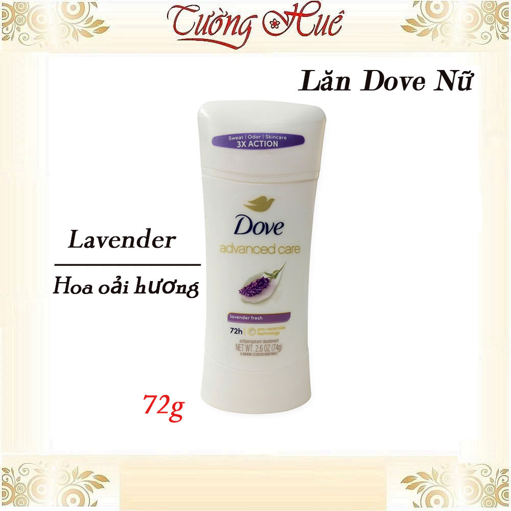 Lăn Khử Mùi Nữ Dove Nhiều Mùi Lựa Chọn - 74g