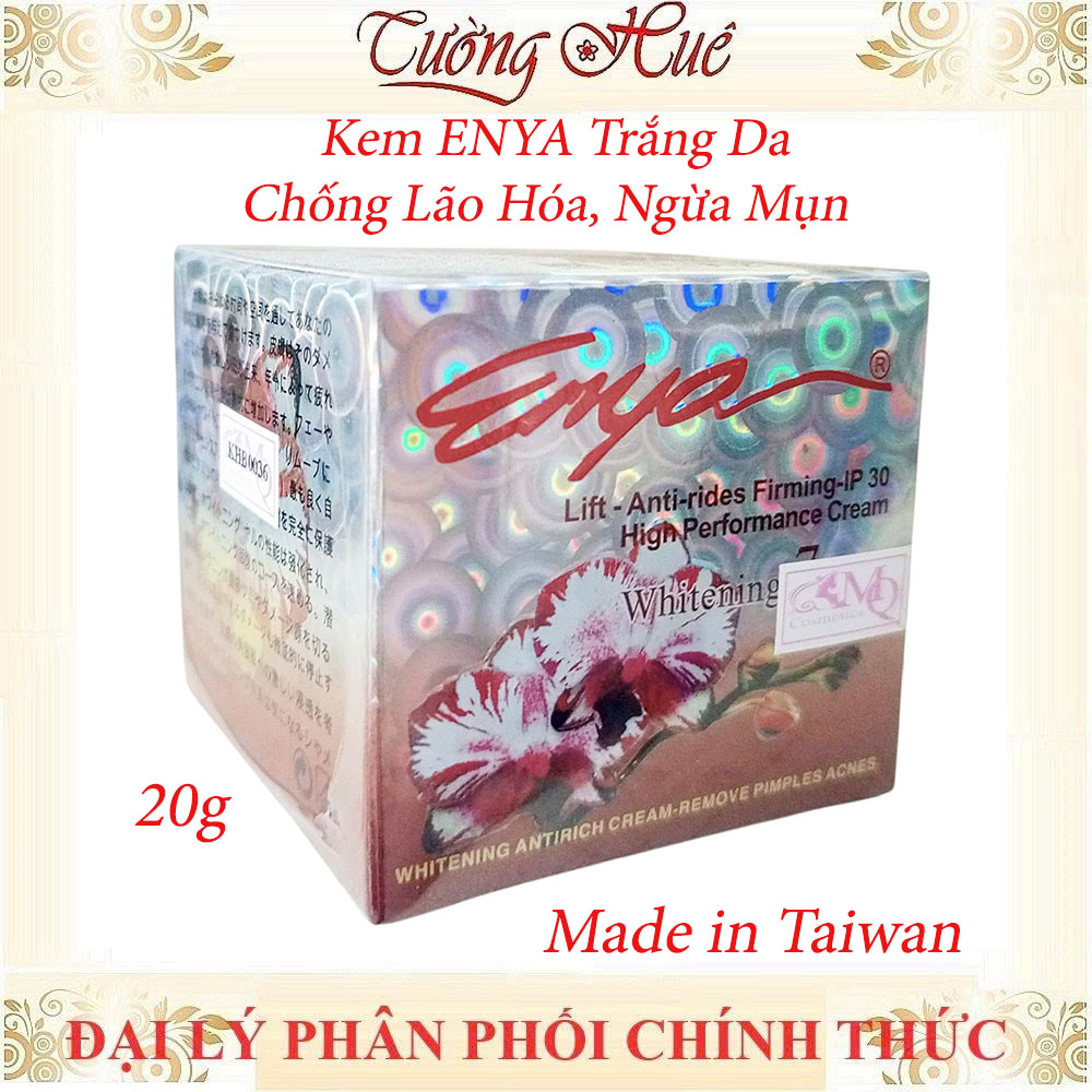 Kem ENYA Trắng Da, Chống Lão Hóa, Ngừa Mụn - 20g (Enya Hoa Đào)