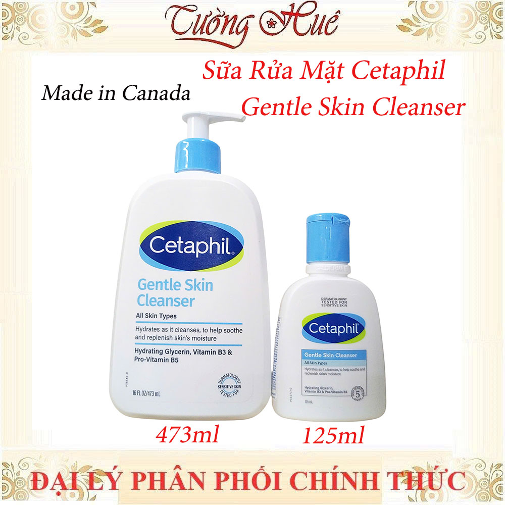 Sữa Rửa Mặt Cetaphil Gentle Skin Cleanser Face 125ML/473ML