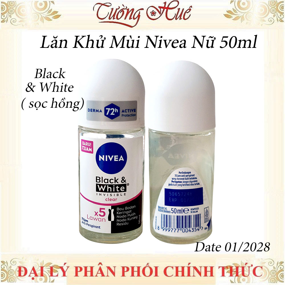 Lăn Khử Mùi Nivea Hàng Ngoại Đủ Loại - 50ml (Có lựa chọn)