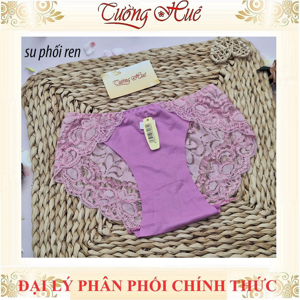 Quần lót nữ su phối ren size ML MÀU NGẪU NHIÊN.
