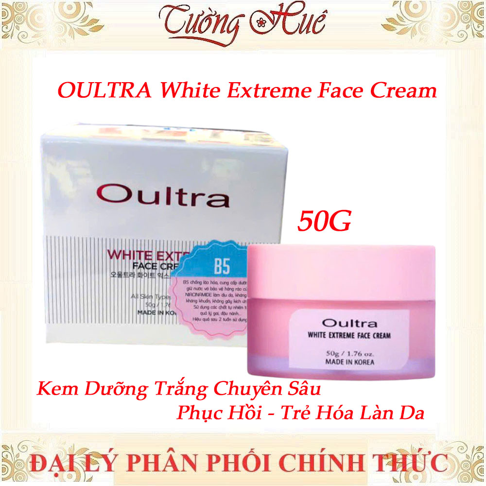 OULTRA Kem Dưỡng Trắng Chuyên Sâu - Phục Hồi - Trẻ Hóa Làn Da 50G