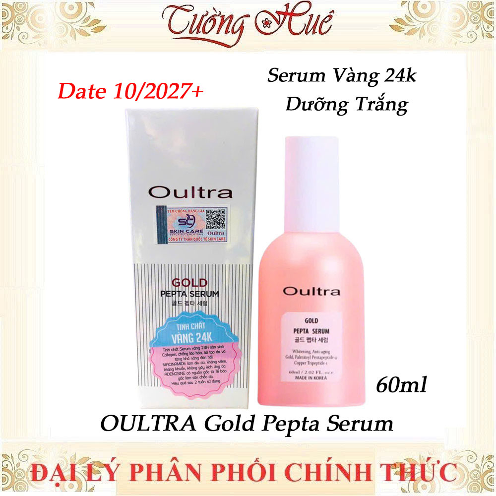 OULTRA Tinh Chất Serum Vàng 24k Dưỡng Trắng Chống Lão Hóa Dưỡng Ẩm Hàn Quốc 60ml