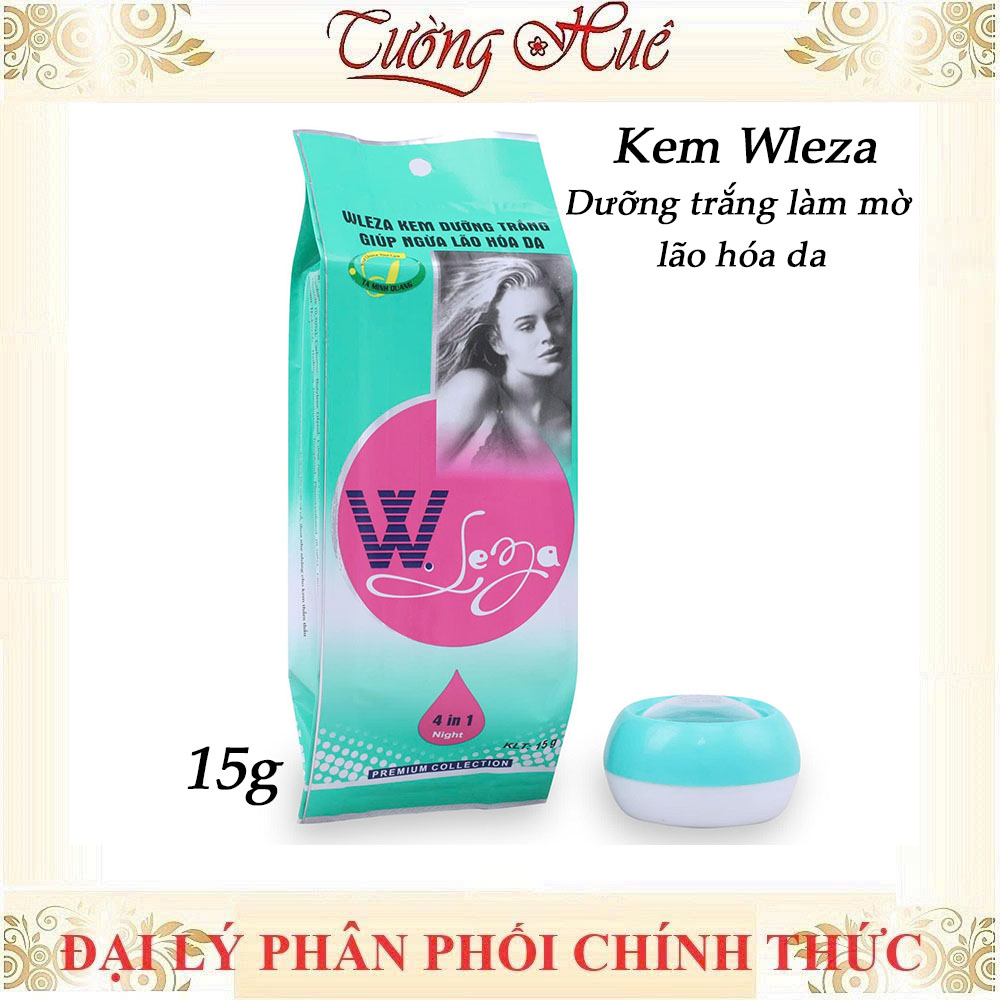 Kem Wleza Dưỡng Trắng Làm Mờ Dấu Hiệu Lão Hóa Da - 15g
