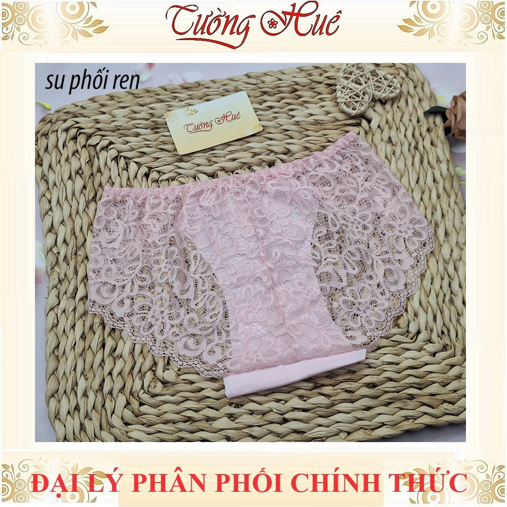 Quần lót nữ su phối ren size ML MÀU NGẪU NHIÊN.