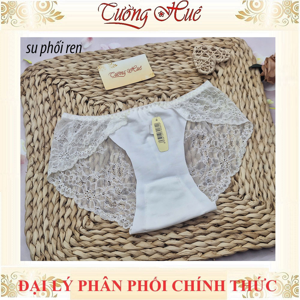 Quần lót nữ su phối ren size ML MÀU NGẪU NHIÊN.