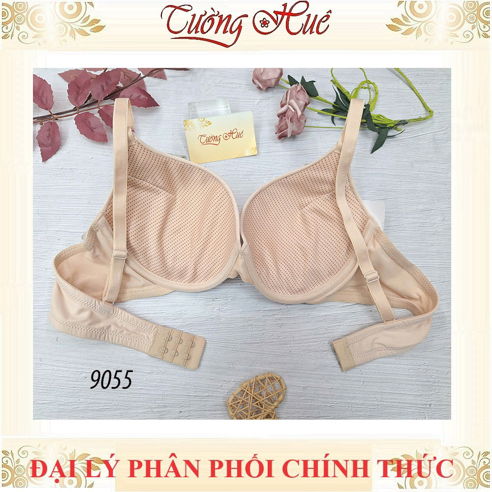 Áo Lót Nữ Đài Loan Aseity 9055 Xẻ V Sâu Có Gọng Mút Than Hoạt Tính Độ Dày 3cm .