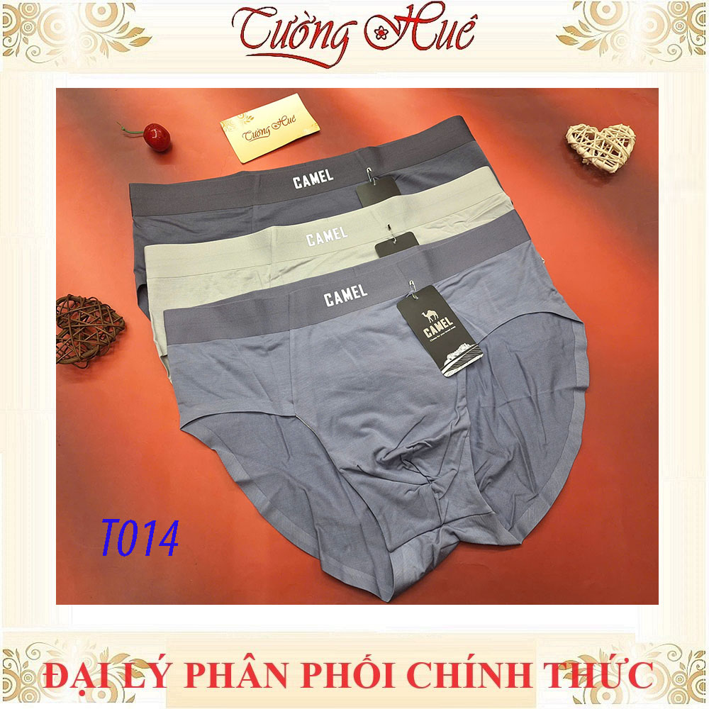Quần Lót Nam Camel CMU014 tam giác không viền may chất cotton mịn (Tăng 3 Size)
