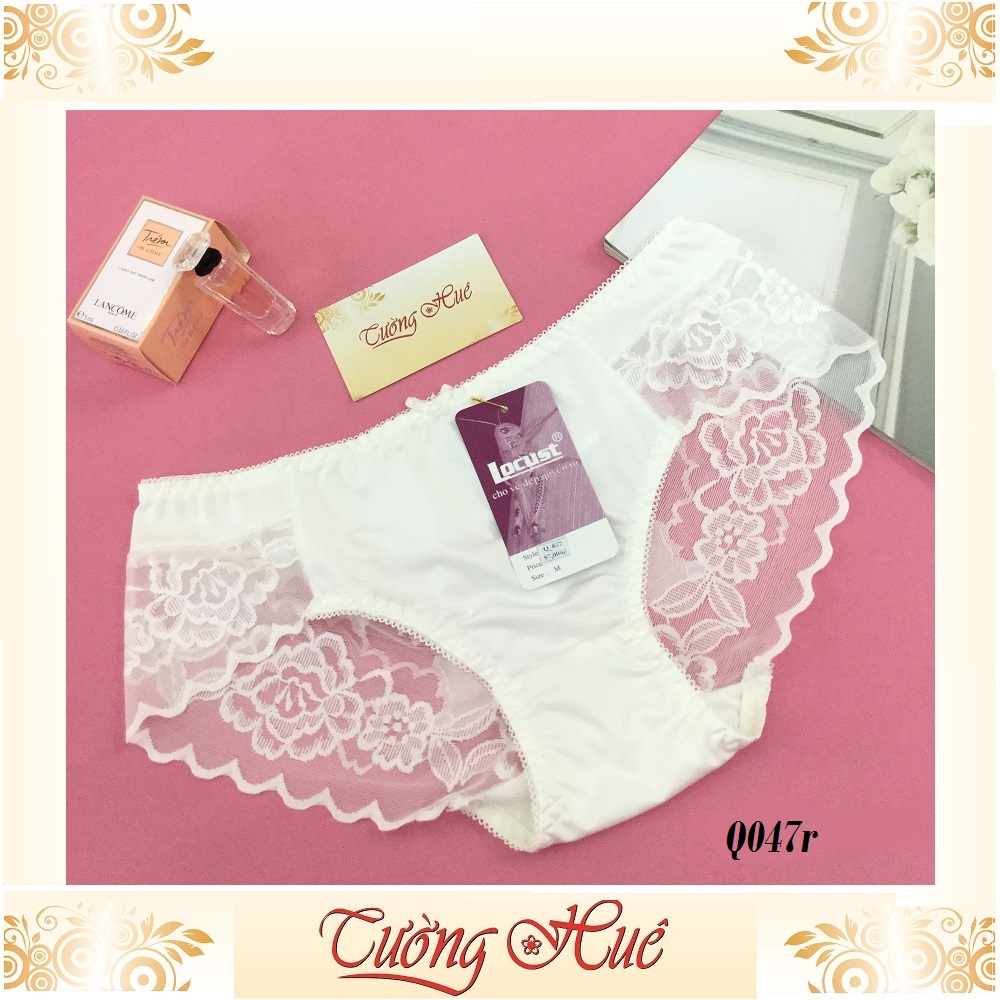 Quần lót nữ Locust Q047r phối ren.