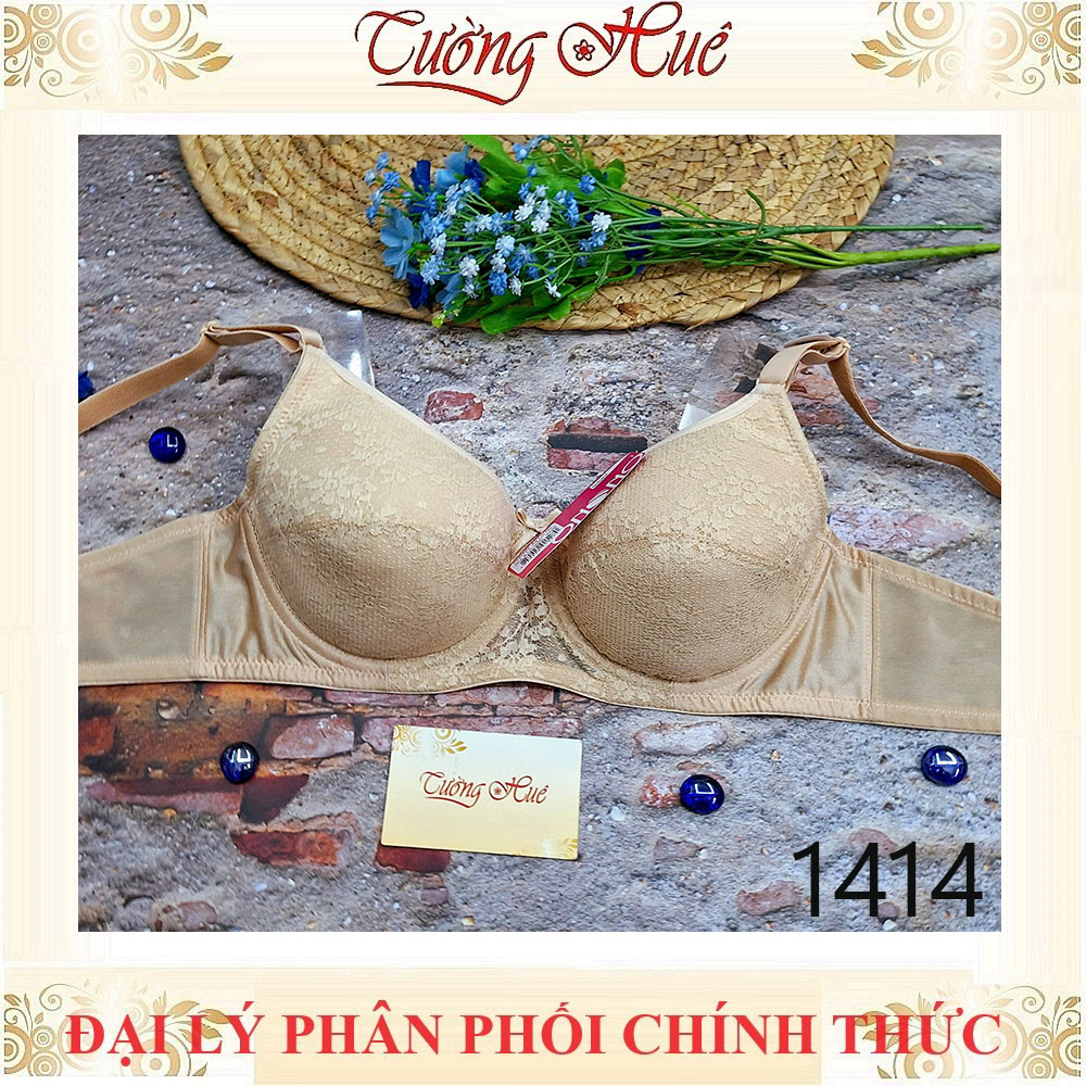 Áo Lót Nữ Thái Lan ONONO TB1414 Có Gọng Mút Mỏng Ren Lưng Lưới 2 Móc Cài.