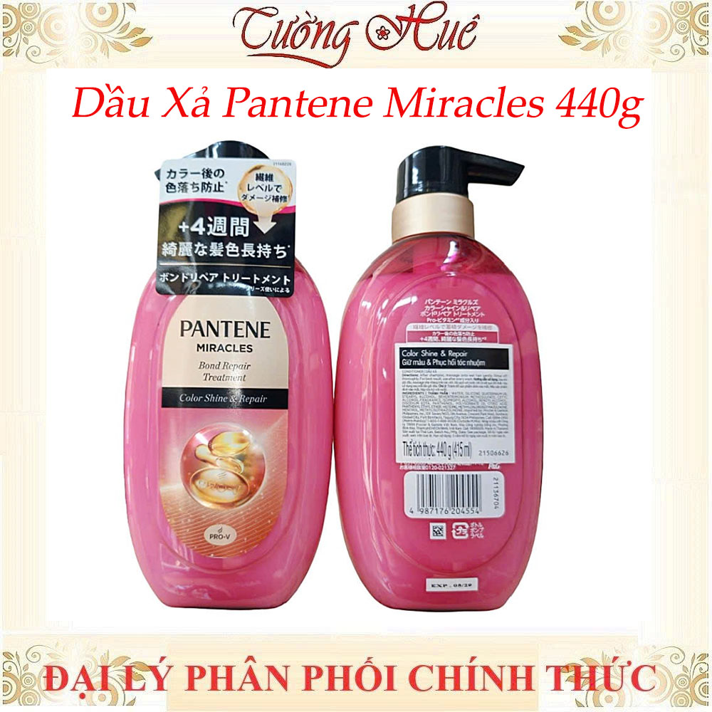 Dầu Xả Tóc Pantene Miracles Cho Tóc Nhuộm 440g