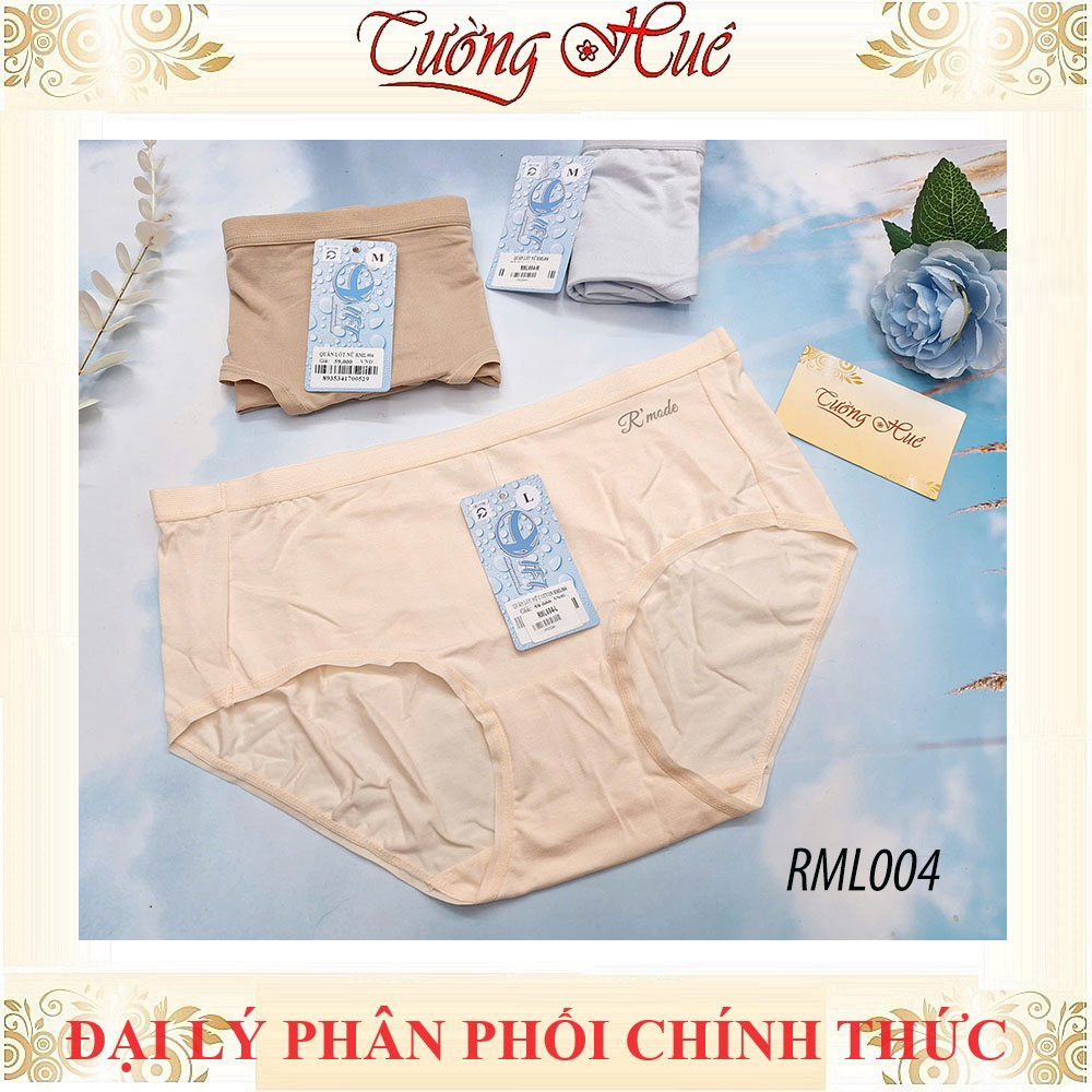 Quần lót nữ R'MODE RML004 Chất Cotton Trơn mềm mịn Lưng Cao.