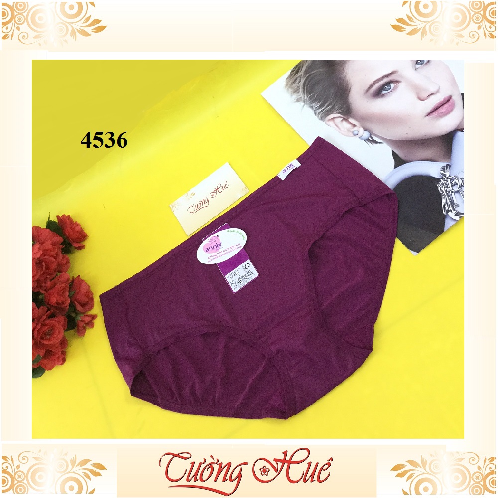 Quần lót nữ annie QE 4536 trơn lưng cao form lớn