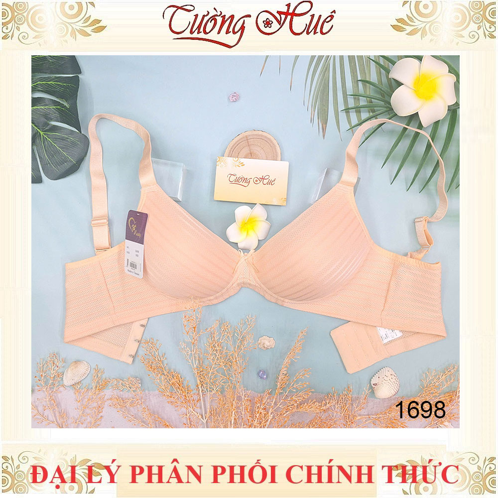 Áo Lót Nữ Đài Loan Iway 1698 Không Gọng Mút Mỏng Dây Bản Lớn 3 móc