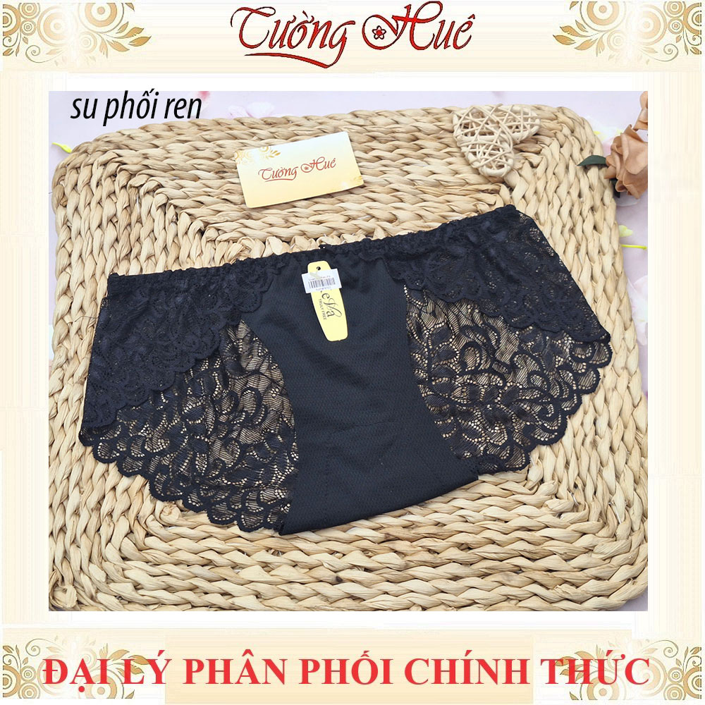 Quần lót nữ su phối ren size ML MÀU NGẪU NHIÊN.