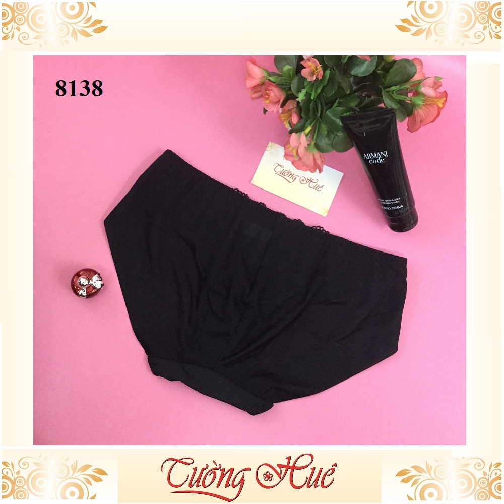 Quần lót nữ annie 8138 quần lót phối ren lưng vừa