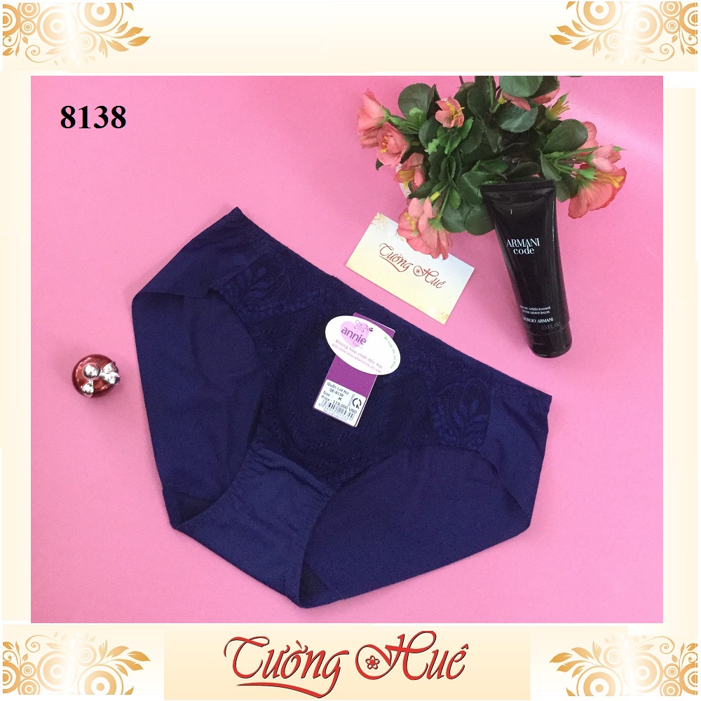 Quần lót nữ annie 8138 quần lót phối ren lưng vừa