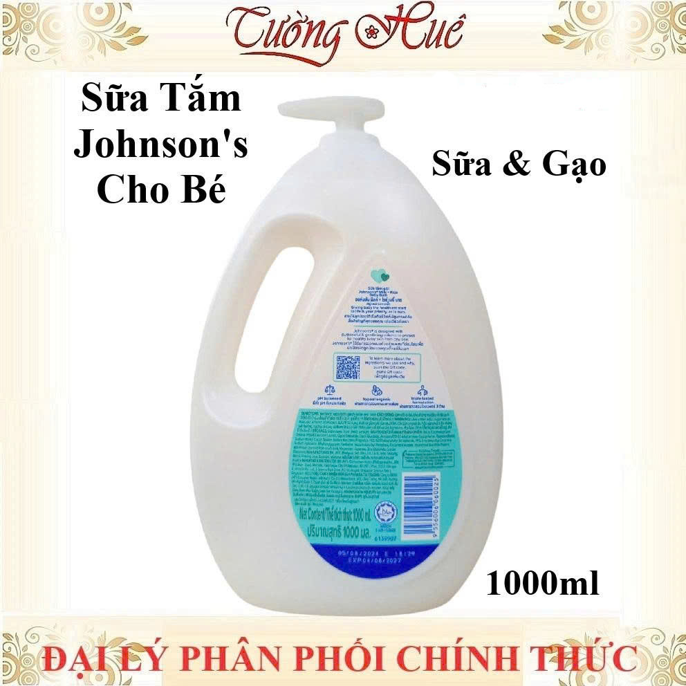 Sữa Tắm Johnson Milk & Rice Baby Bath Dành Cho Bé - 1000ml