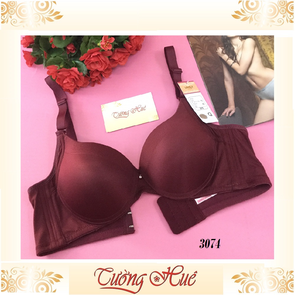 Áo lót nữ Lovely 3074 không gọng trơn lưng bảng to.