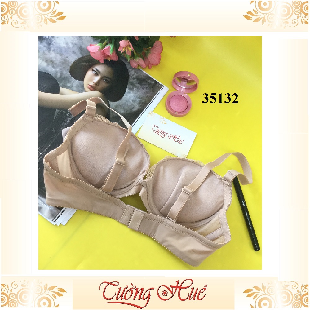 Áo lót nữ Bon Bon BV35132 mút dầy phối ren.