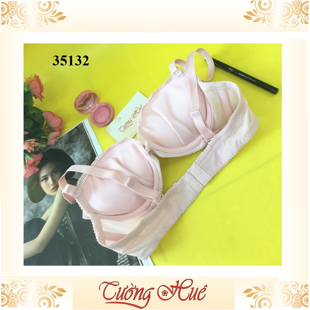 Áo lót nữ Bon Bon BV35132 mút dầy phối ren.