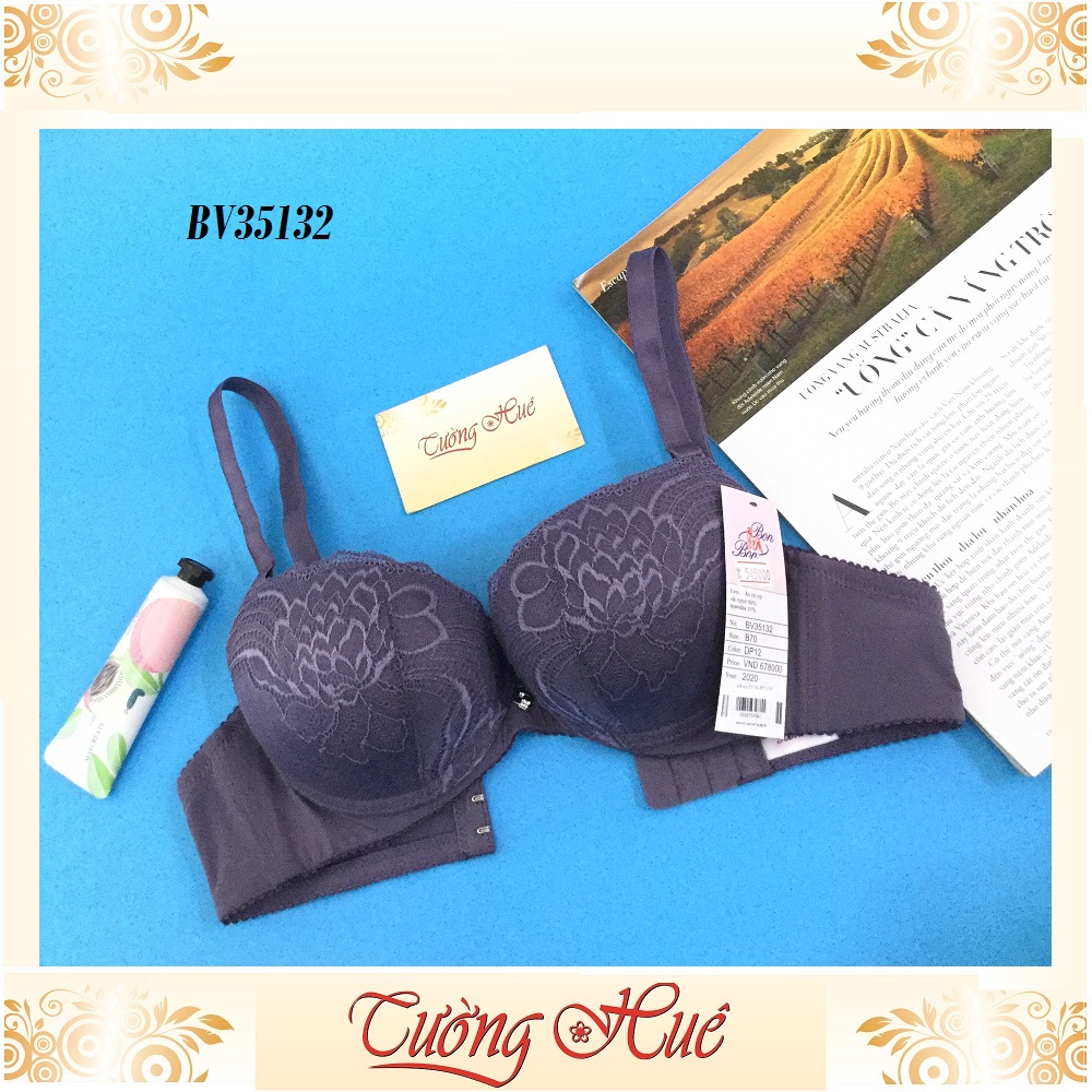 Áo lót nữ Bon Bon BV35132 mút dầy phối ren.