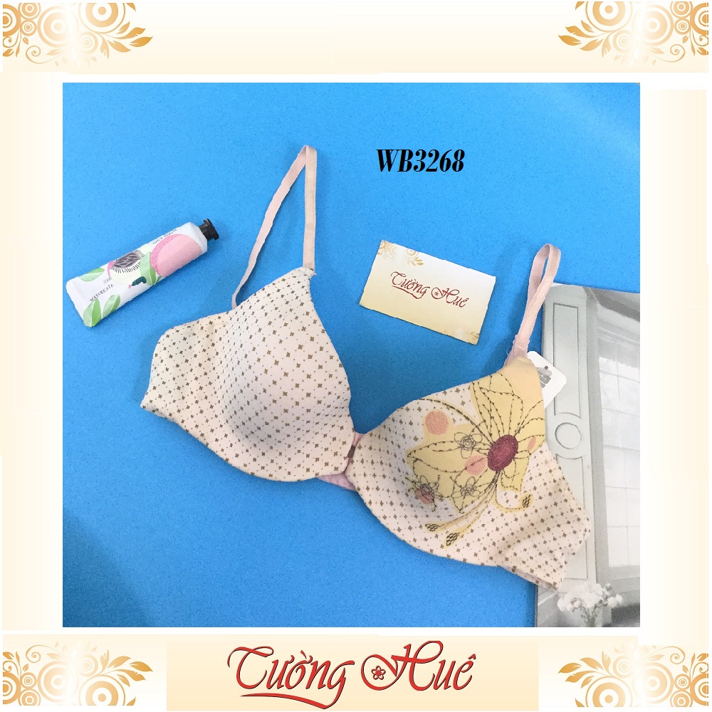 SALE SALE SALE - Áo lót nữ Wacoal WB 3268 áo ngực họa tiết hoa xẻ V sâu.
