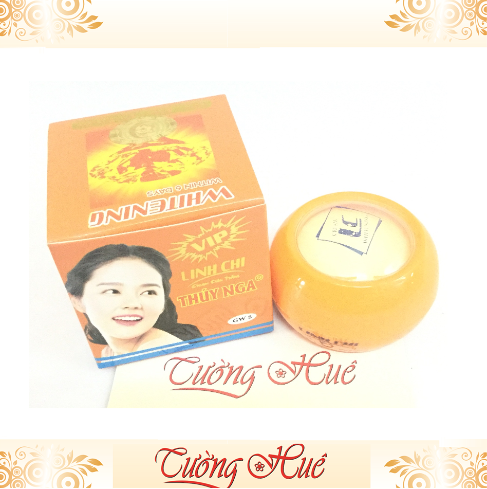 Kem Linh Chi Thúy Nga Mụn Nám Tái Tạo Da Whitening Within 6 Days - 5g - Cam.