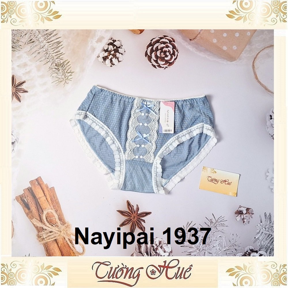 Quần Lót Nữ Nayipai 1937 Ren Ôm Mông Lưng Vừa.